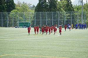 クラブユース選手権　予選リーグ初戦（vs ヴァエル）