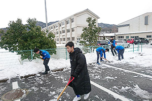 雪掻きトレーニング