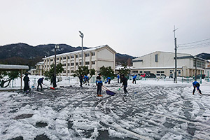 雪掻きトレーニング